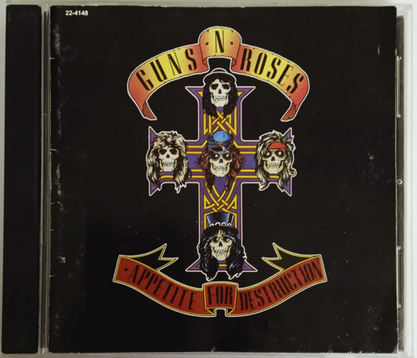 Guns N' Roses — Appetite For Destruction album cover